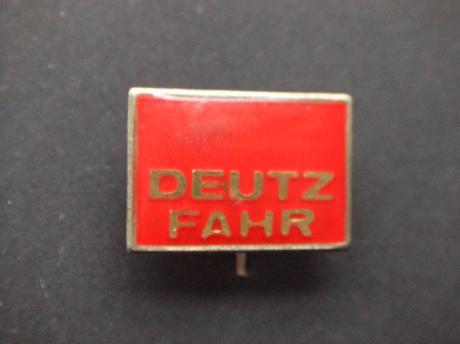 Deutz Fahr tracktor emaille